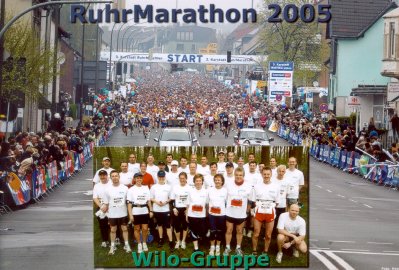 Wilo beim RuhrMarathon