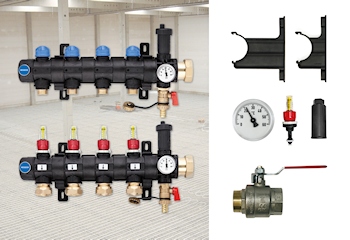 bauweise工业零售商für Bauteilaktivierung和Industriebodenheizung系统