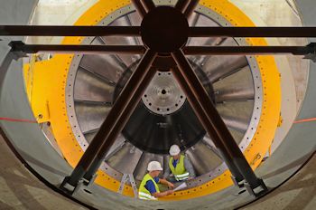 Schweizer Wasserkraftwerk Rüchlig produziert wieder für die nächsten 59 Jahre Strom