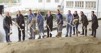 Spatenstich für das Kleinwasserkraftwerk „Alte Bleiche“ auf dem Voith-Gelände Heidenheim