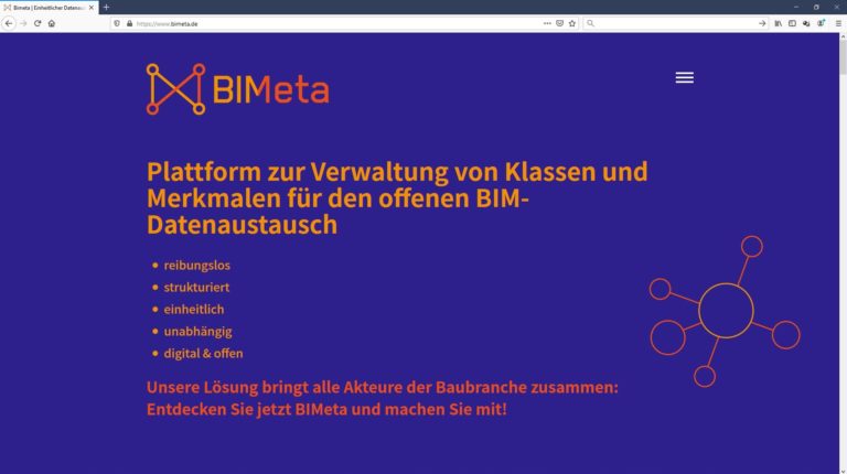 BIMeta——死奥地利第一储蓄的Plattform毛皮阿莱荡妇-Klassen und -Eigenschaften im Bauwesen