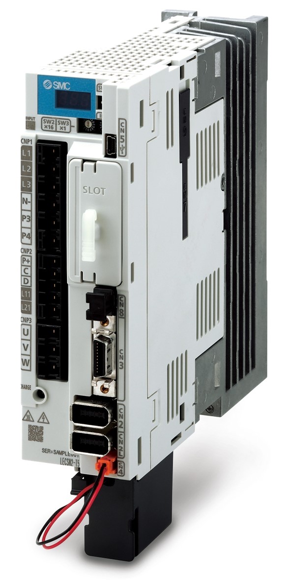 SMC电机控制器系列LECSN-T schaltet zuverlässig Drehmoment bei elektrischen Antrieben ab