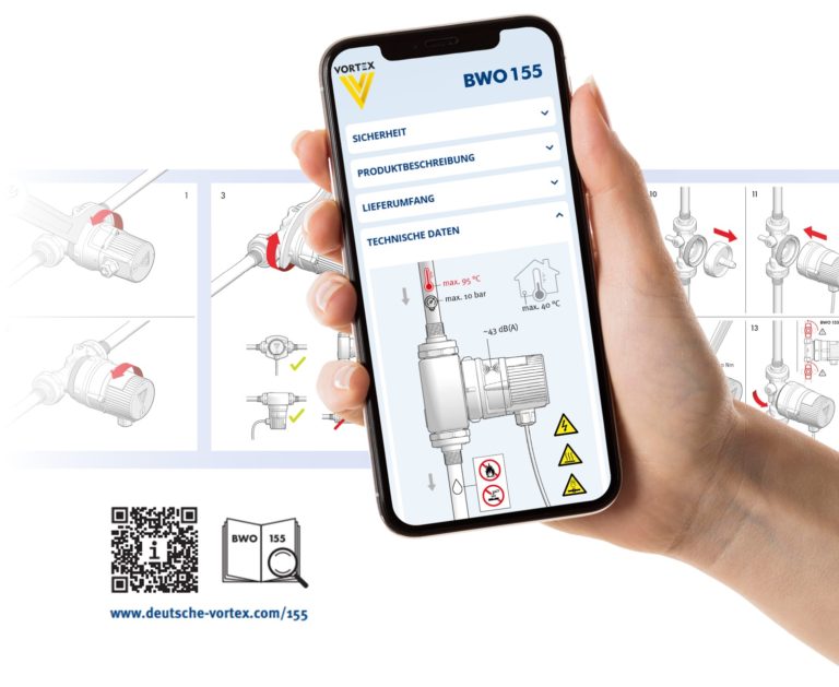 Neue digitale Betriebsanleitung von VORTEX